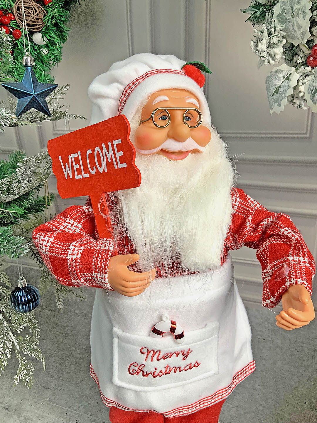 Little Surprise Box Small Masterchef Santa Claus self Standing Christmas Table Décor & Christmas Decoration