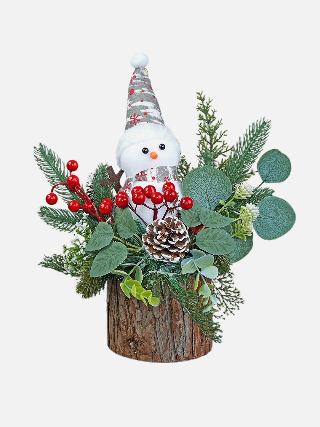 Little Surprise Box Snowman with Wood Christmas Table Décor and Christmas Gift for Kids & Adults