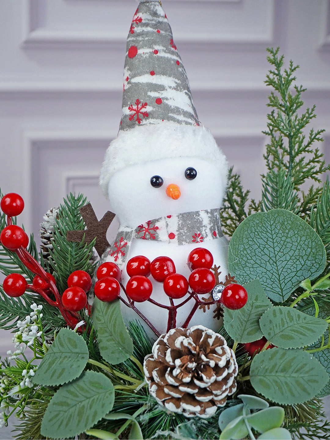 Little Surprise Box Snowman with Wood Christmas Table Décor and Christmas Gift for Kids & Adults