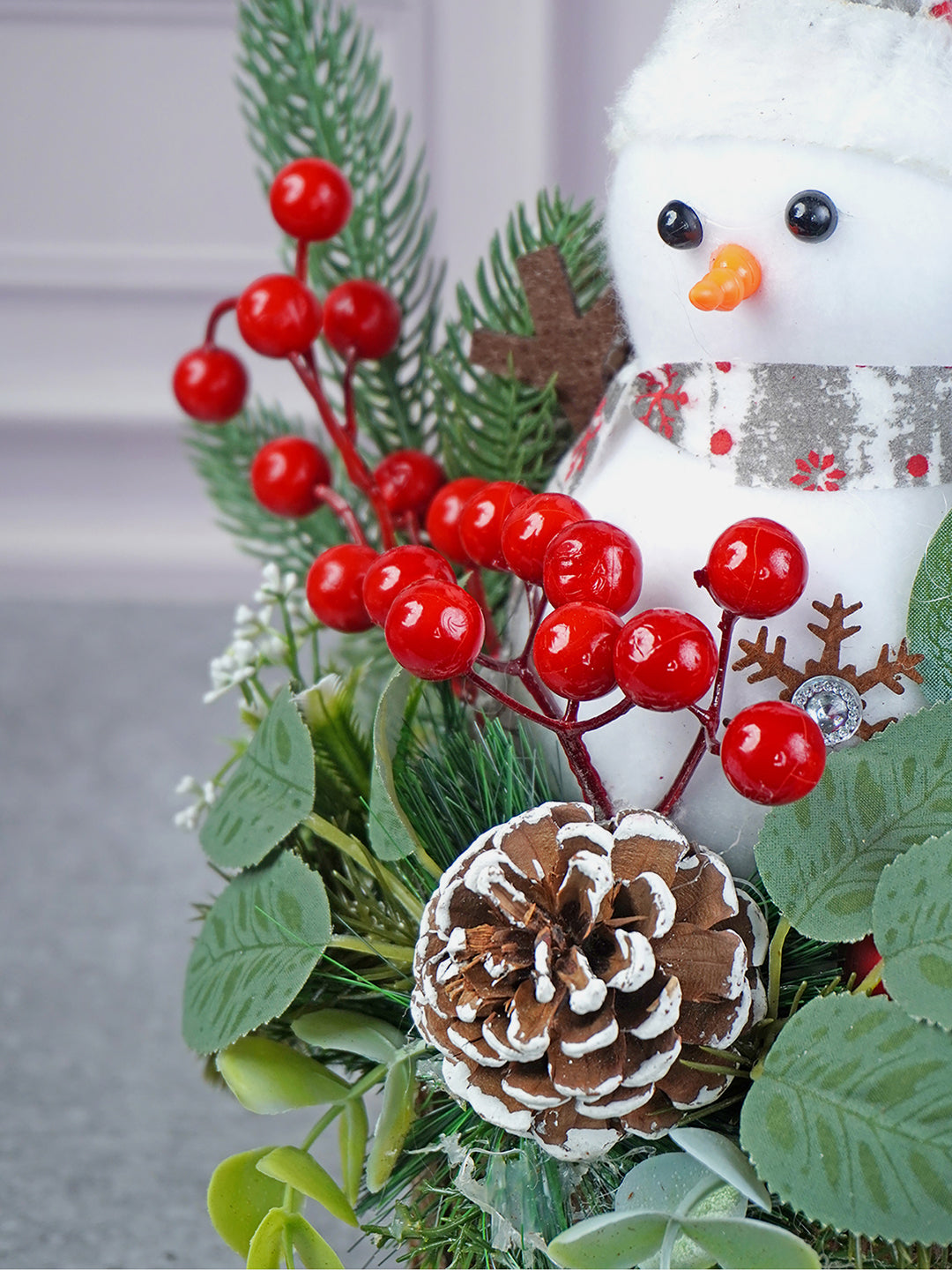 Little Surprise Box Snowman with Wood Christmas Table Décor and Christmas Gift for Kids & Adults