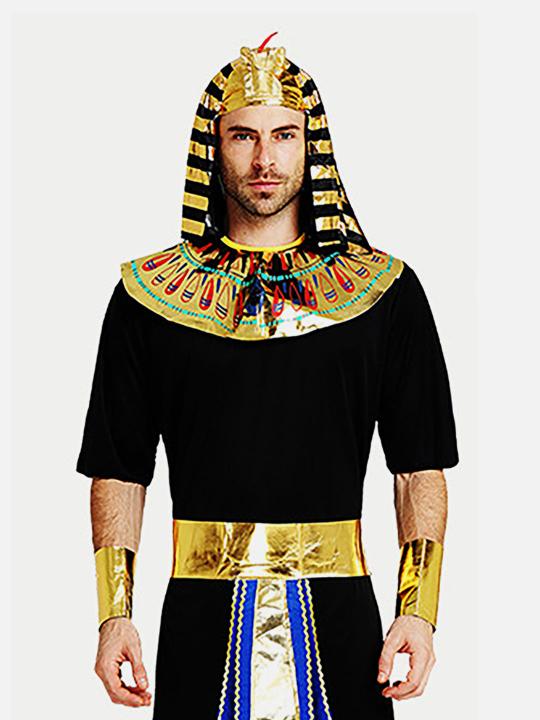 Little Surprise Box Black Egyptian King Adults Halloween Costume Dress Up one size