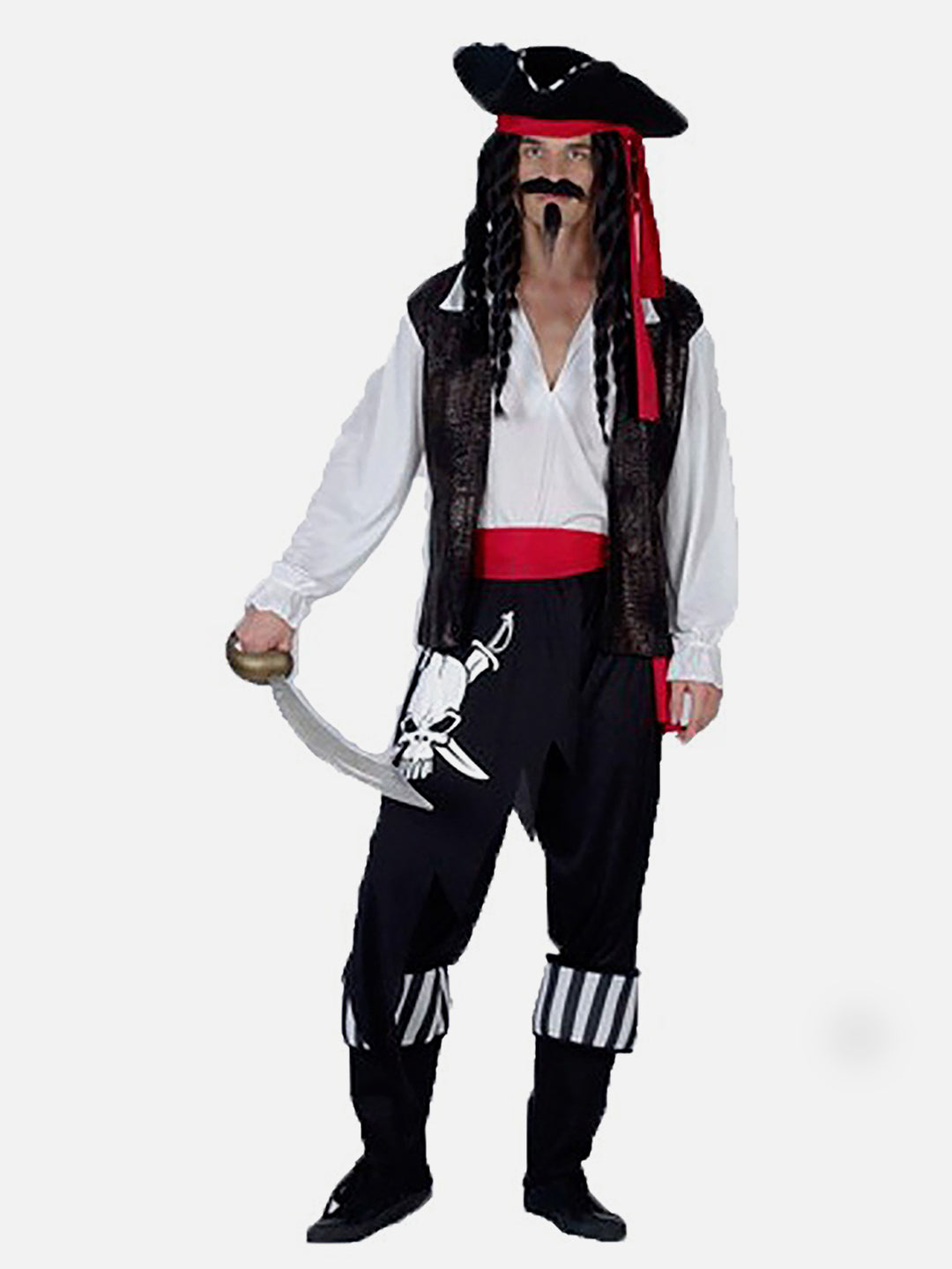 Little Surprise Box Pirates theme Adults Halloween Costume Dress Up - one size