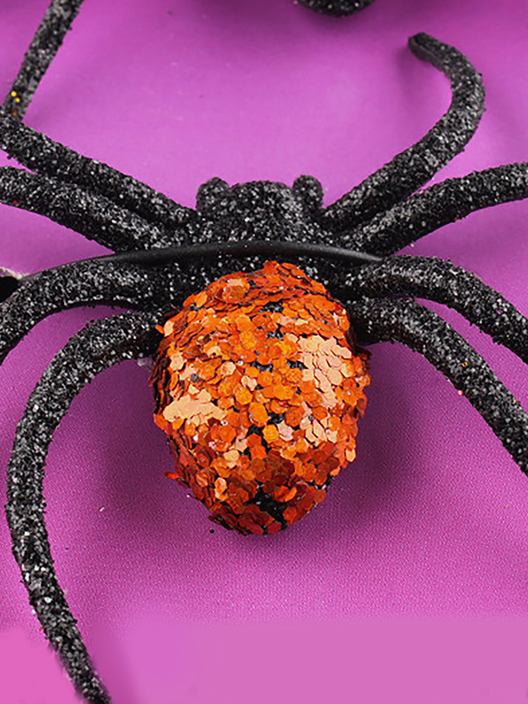 Little Surprise Box 6pcs Pack of Glitter Spider Spooky Halloween theme Table/wall Decor