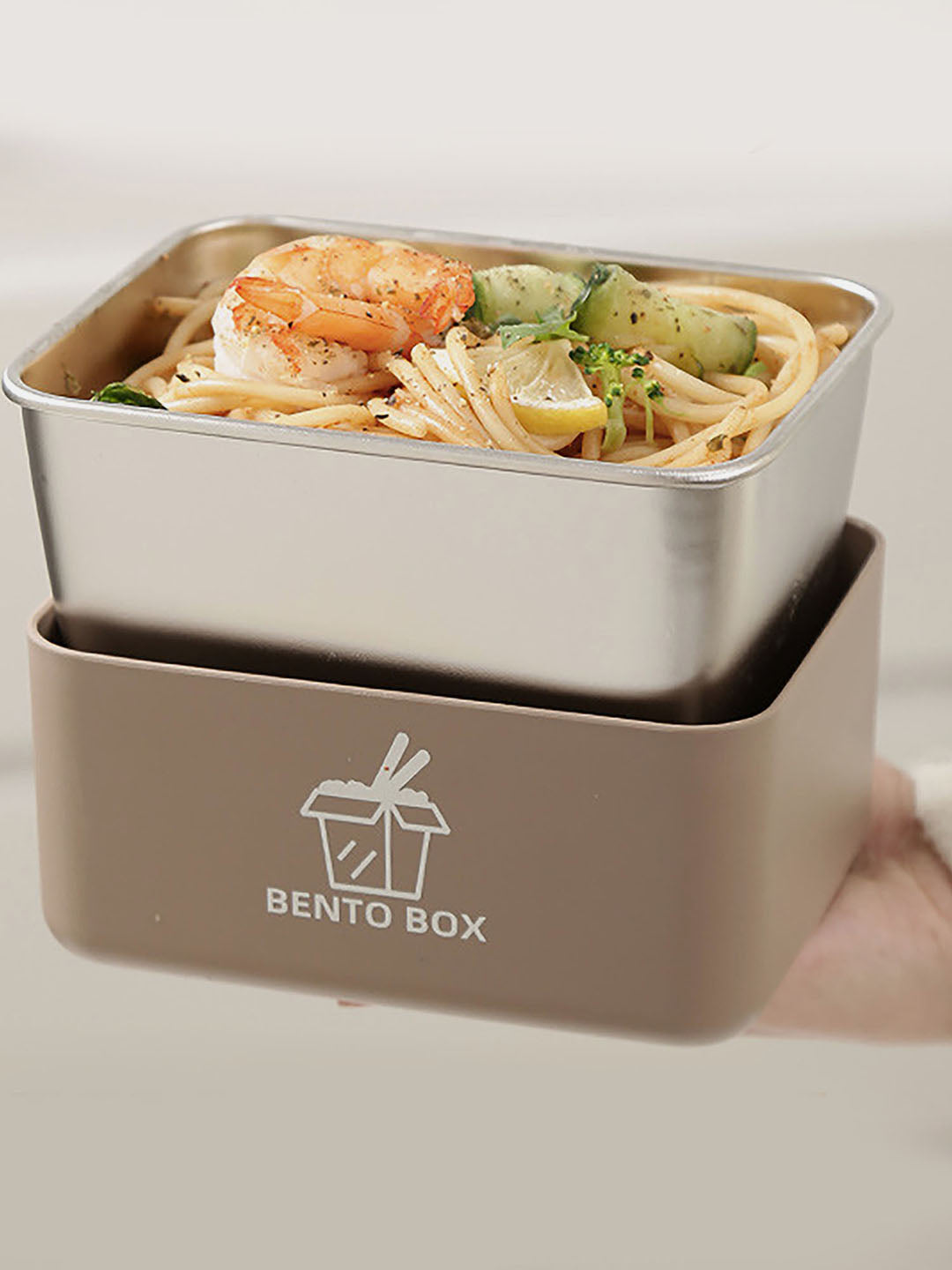 Little Surprise Box 3pcs Bento Stainless Steel Lunch Box Container set with insulated Matching lunch Bag