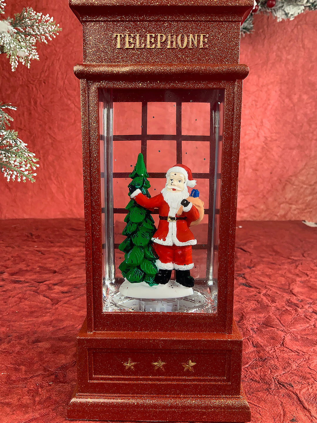 Little Surprise Box, London booth Musical Glitter Light Water Magical Christmas Snow Globe