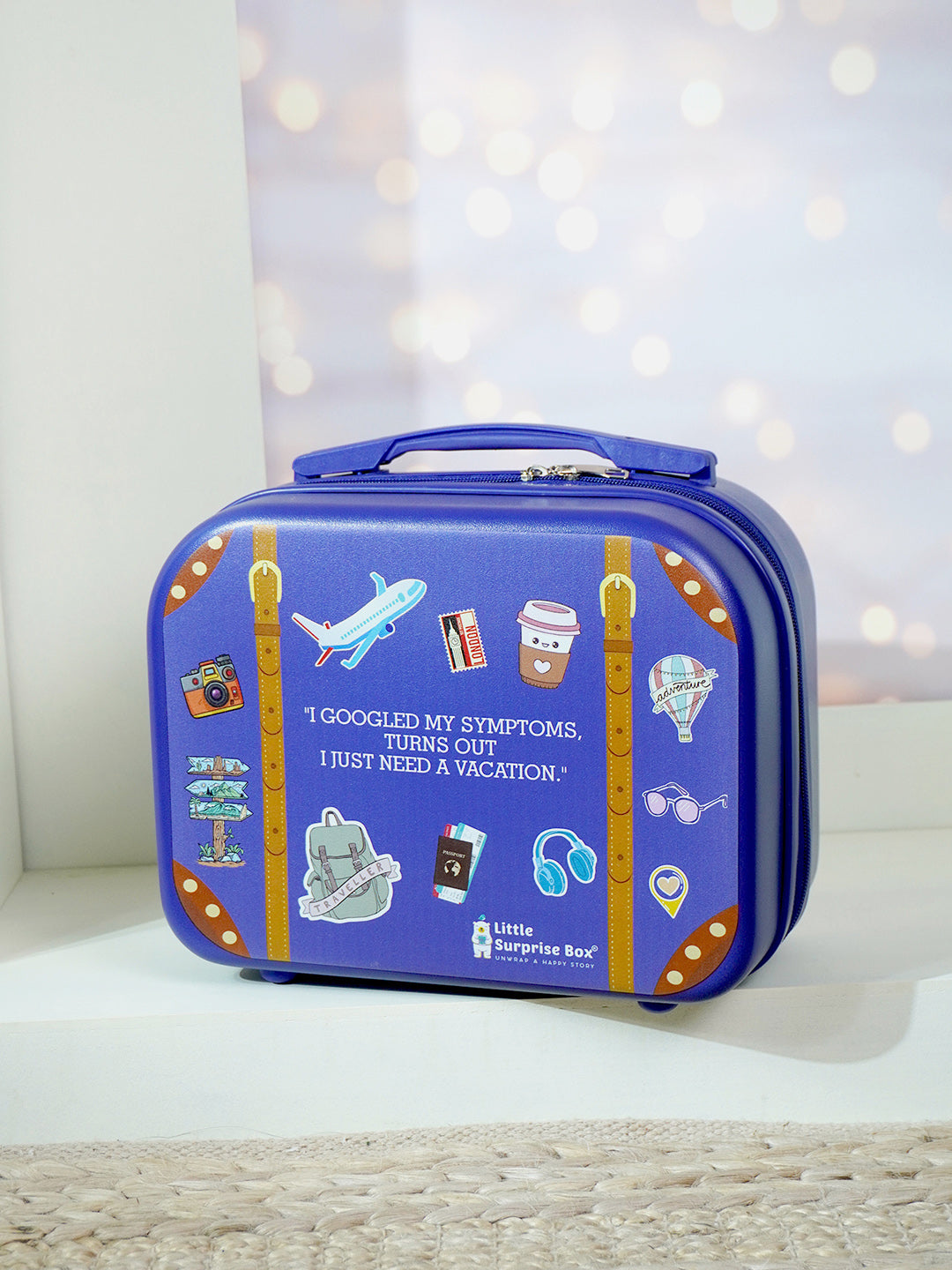 Little Surprise Box, Travel theme Hardcase Travel Vanity Style Suitcase