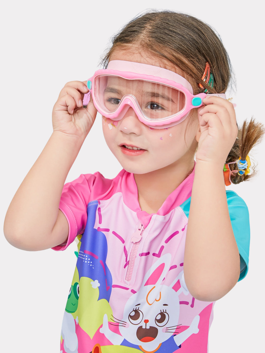 Little Surprise Box Bubble Anti Fog UV Protection Leakproof Design Swim Goggles for Kids