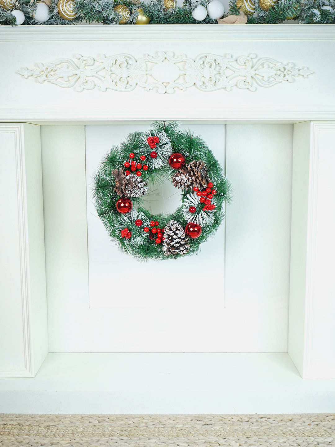 Little Surprise Box Artificial Christmas wreath for Door Wall & Christmas Décor