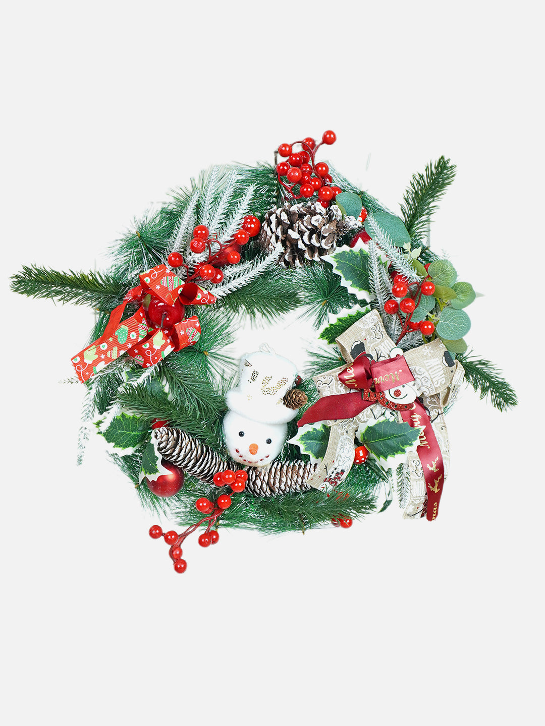 Little Surprise Box Artificial Christmas wreath for Door Wall & Christmas Décor