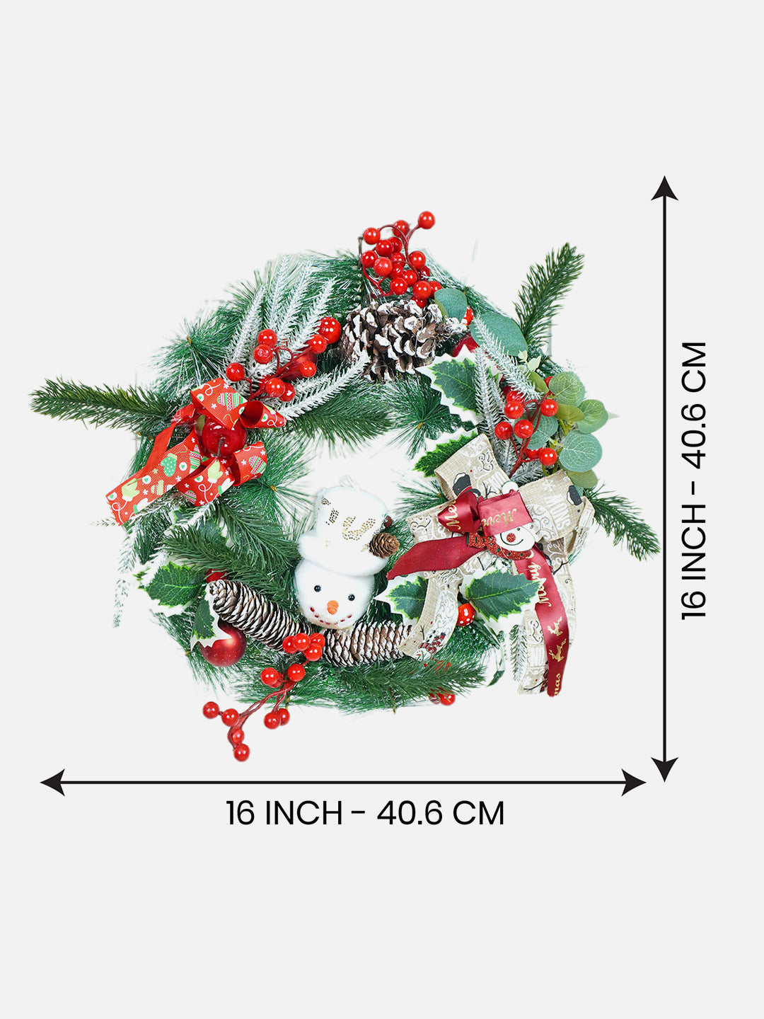 Little Surprise Box Artificial Christmas wreath for Door Wall & Christmas Décor