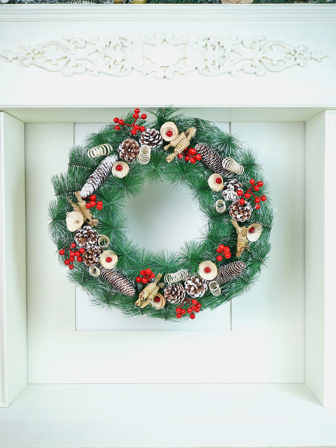 Little Surprise Box Artificial Christmas wreath for Door Wall & Christmas Décor