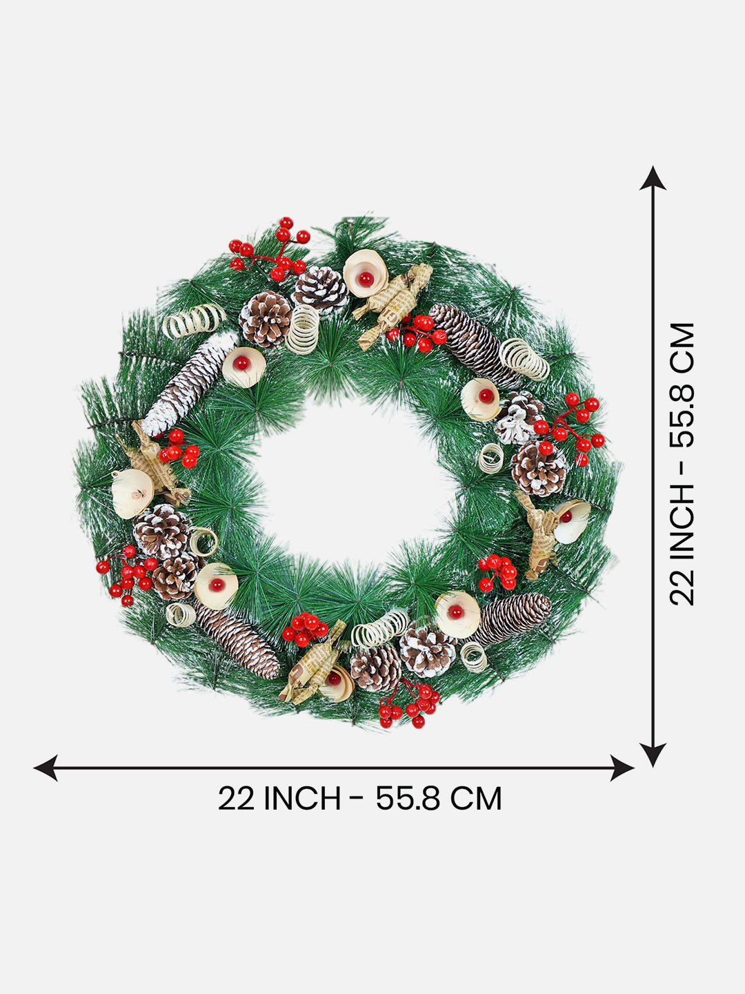 Little Surprise Box Artificial Christmas wreath for Door Wall & Christmas Décor