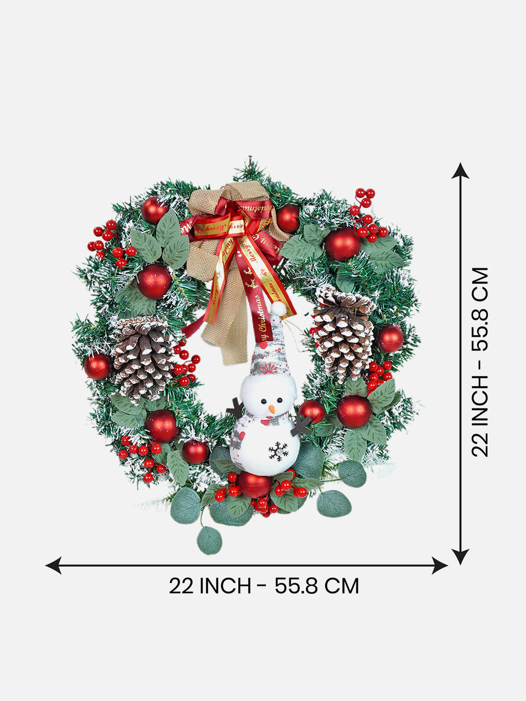 Little Surprise Box Artificial Christmas wreath for Door Wall & Christmas Décor