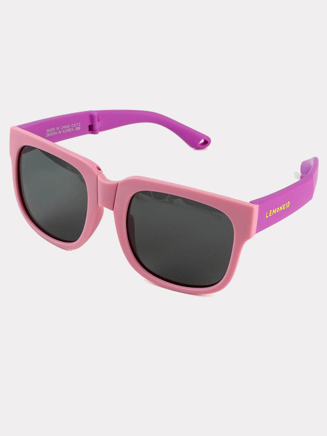 Little Surprise Box 3Fold Square Anti Ultraviolet Unisex Sunglasses for Toddlers with Pouch Hardcase Storage