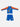 Little Surprise Box,2 pcs Shirt & Shorts set LSB Blue & Orange Space Swimwear Knee length for Kids with UPF 30+