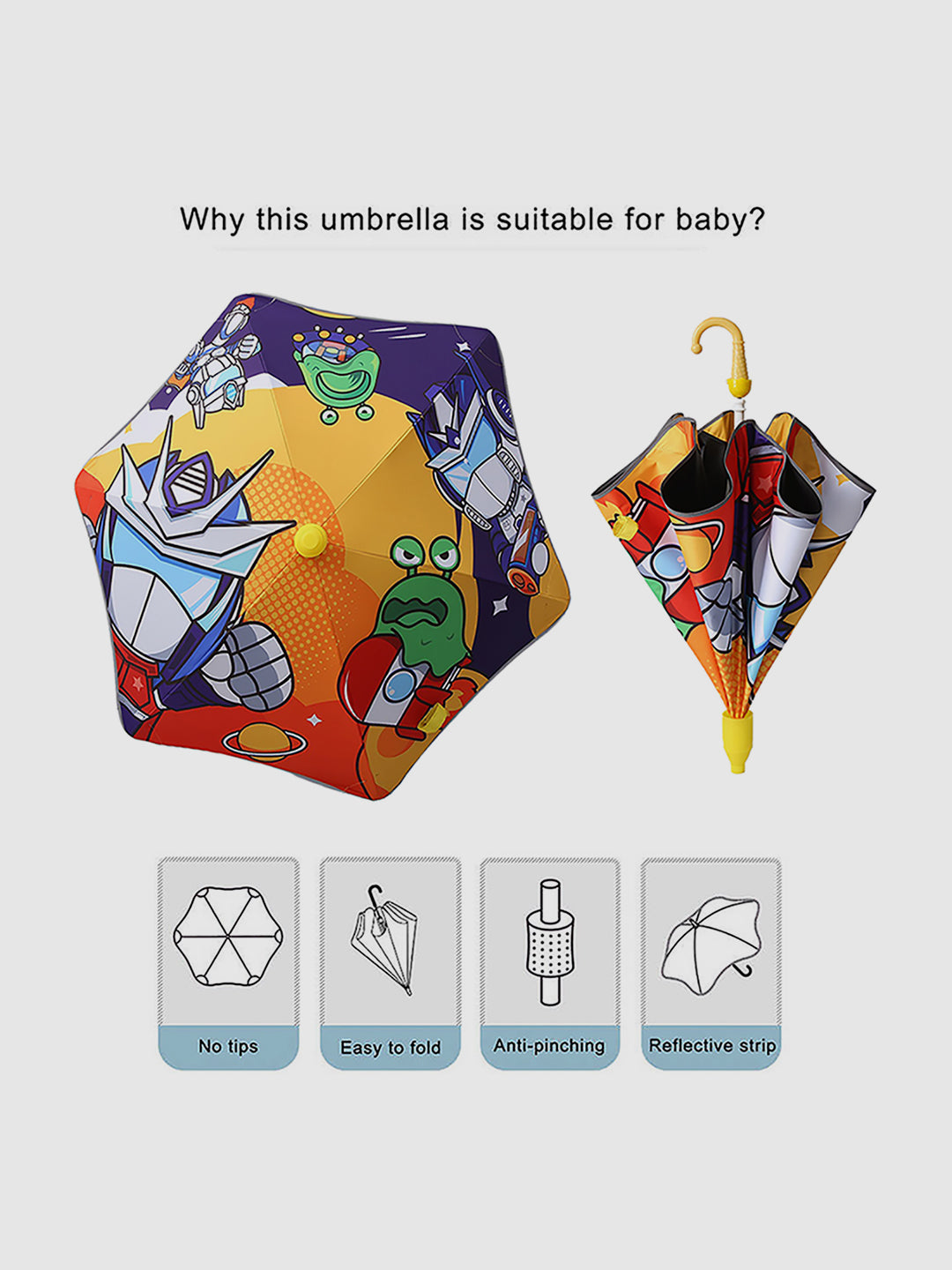 Little Surprise Box Canopy Shape Umbrella for Kids