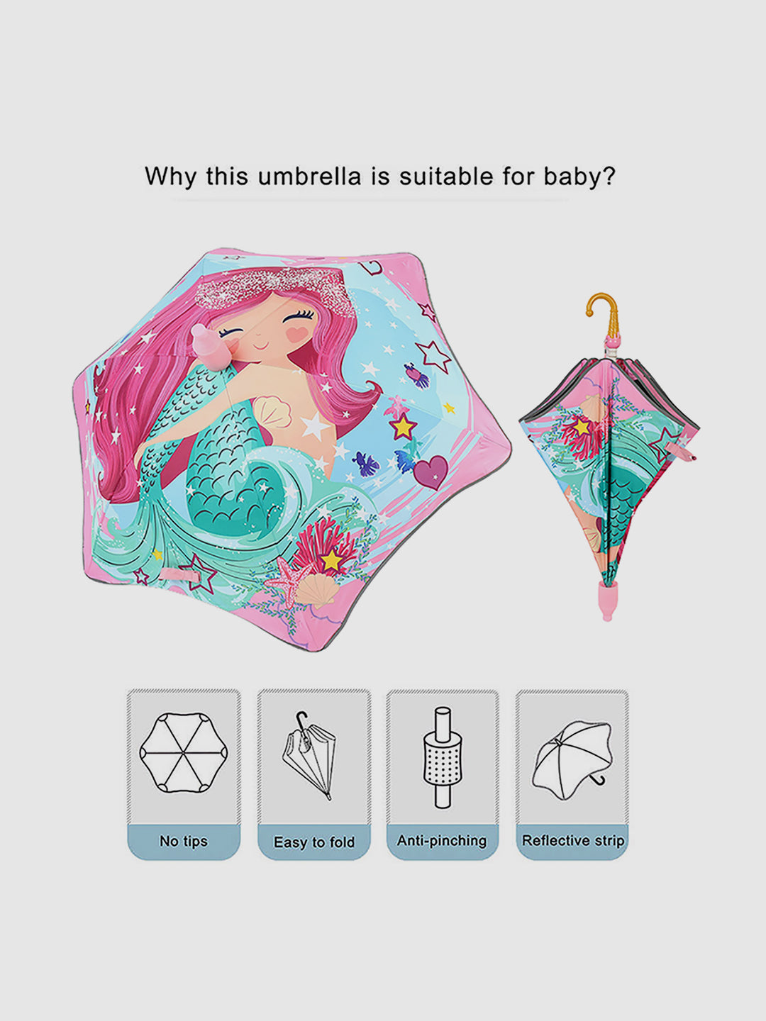 Little Surprise Box Canopy Shape Umbrella for Kids