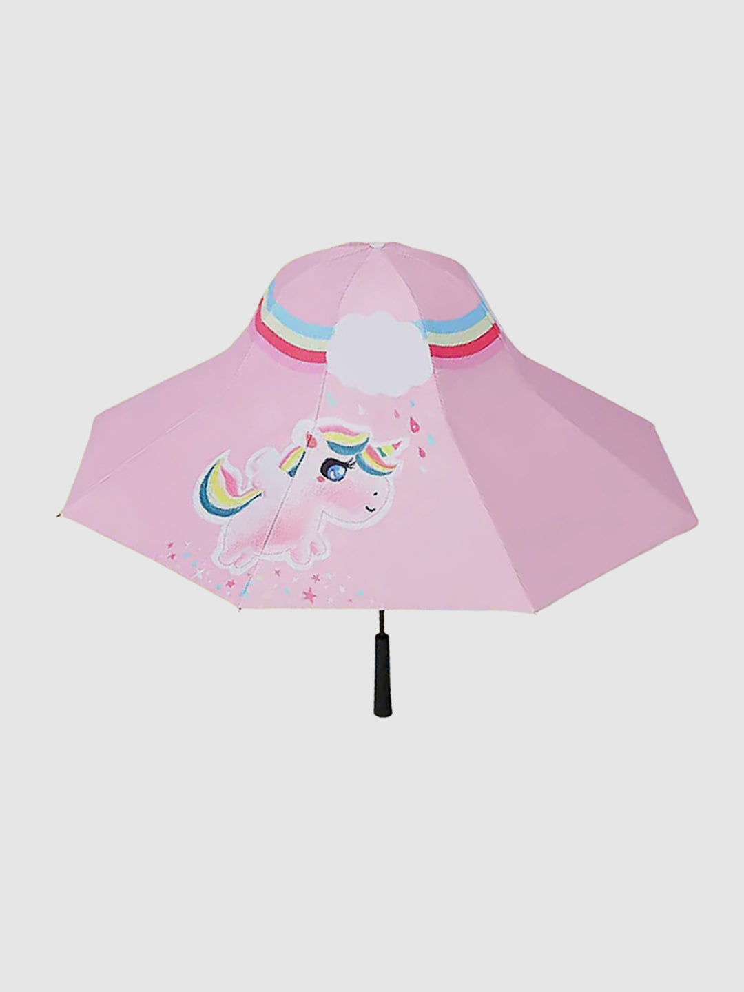 Little Surprise Box Unique Spanish Patio Style Kids Umbrella - LSB-UM-Patio-Rainbowunipink