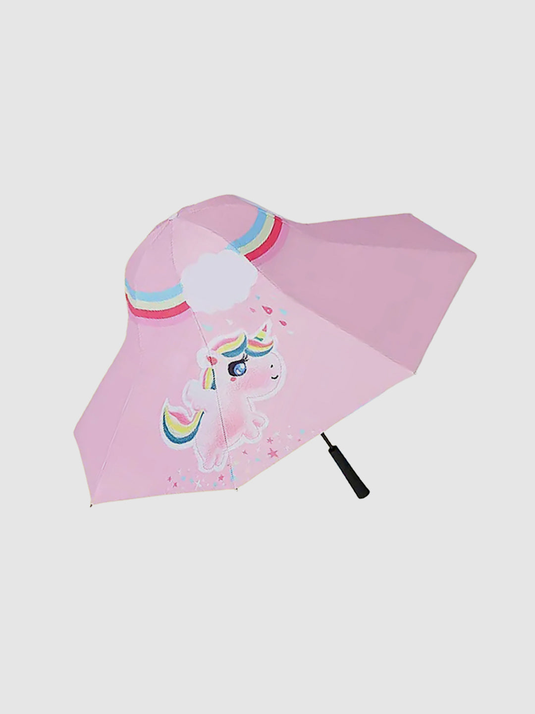 Little Surprise Box Unique Spanish Patio Style Kids Umbrella - LSB-UM-Patio-Rainbowunipink