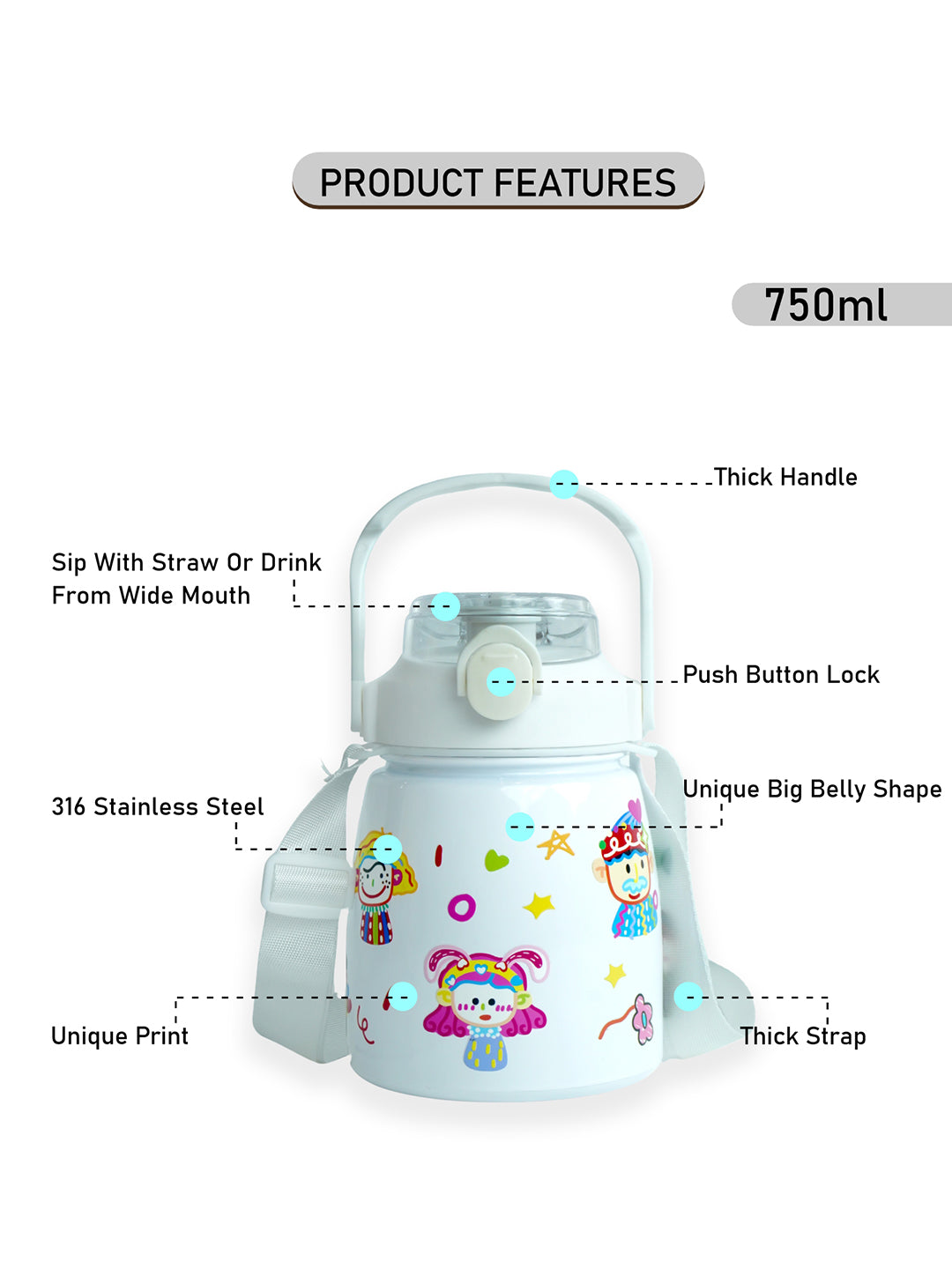 Little Surprise Box, Big Belly Bottle, 900ml