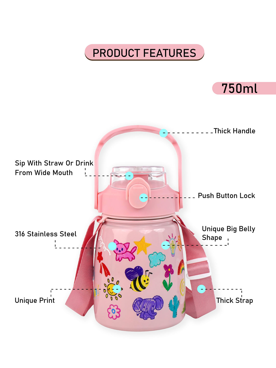 Little Surprise Box, Big Belly Bottle, 900ml