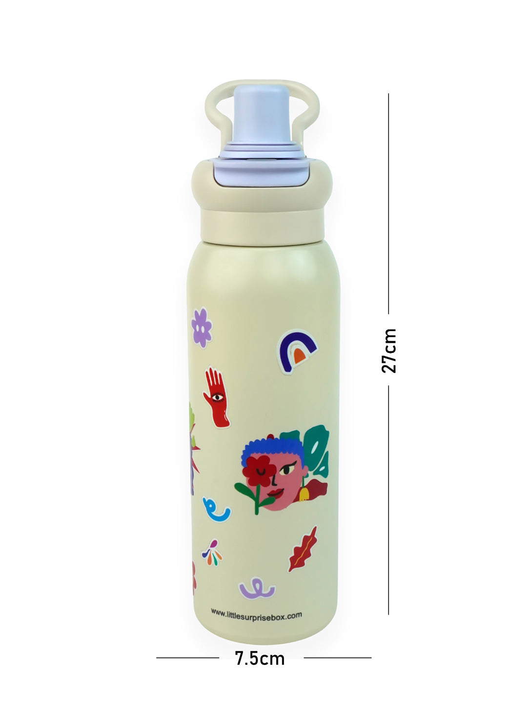 Little Surprise Box  Printed Water Bottle Flask, 600ml