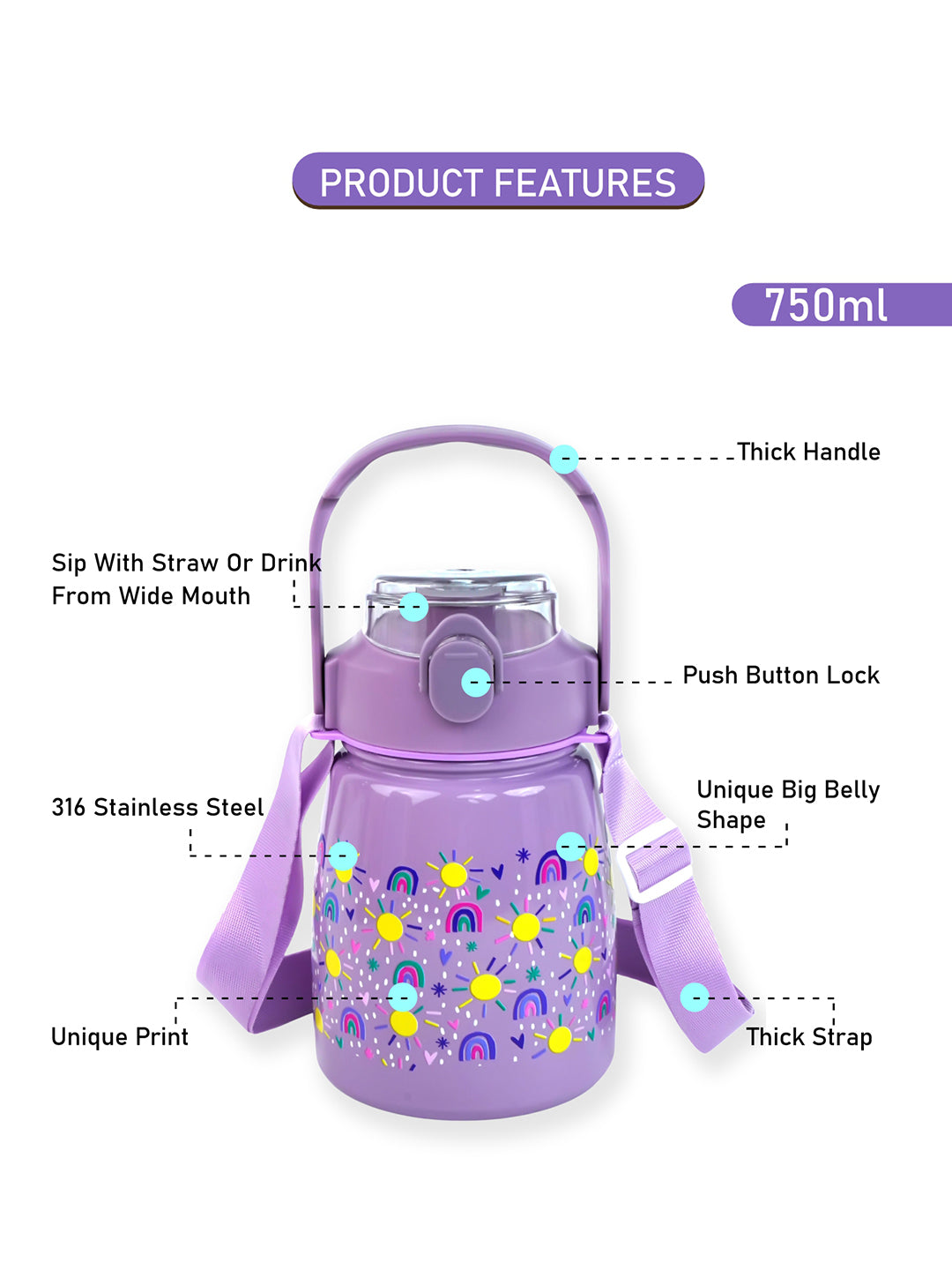 Little Surprise Box, Big Belly Bottle, 900ml