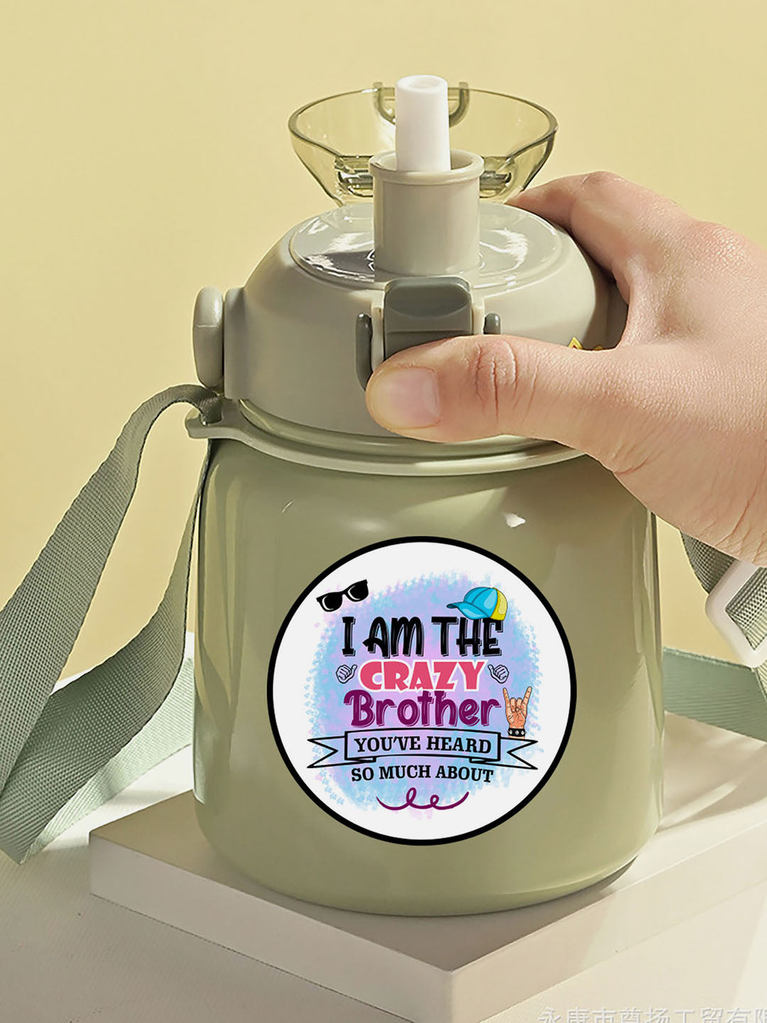 Little Surprise Box, Green Bento Box & Belly Water Bottle Combo Rakhi Gift Set for Brother