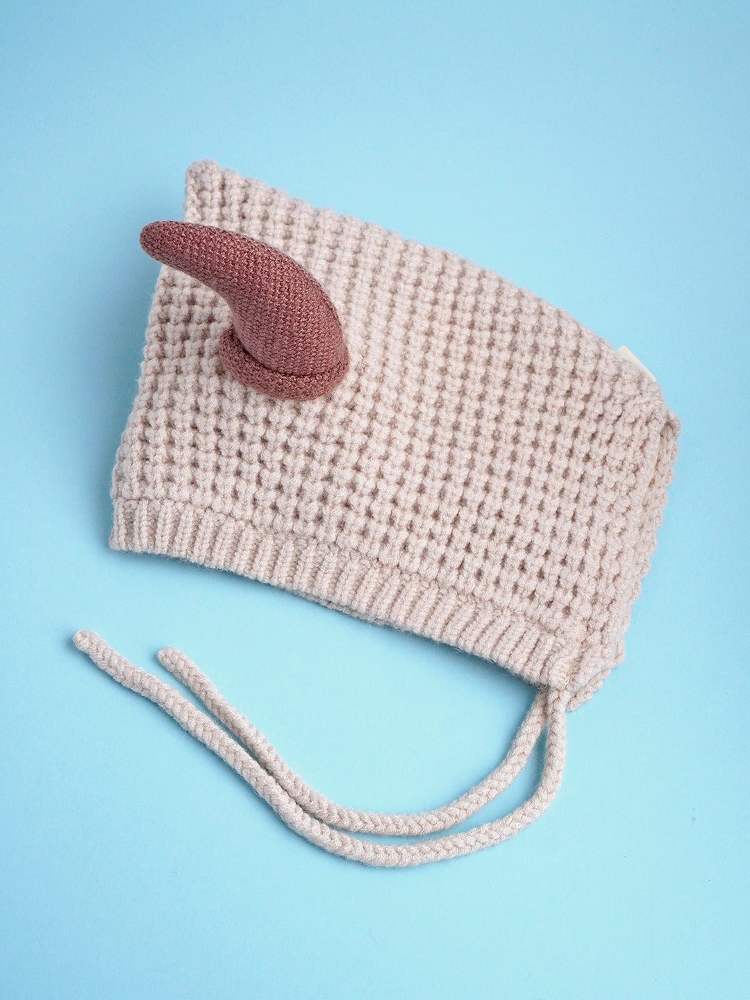 Little Surprise Box Baby Horns Knitted Soft Woolen Winter Cap