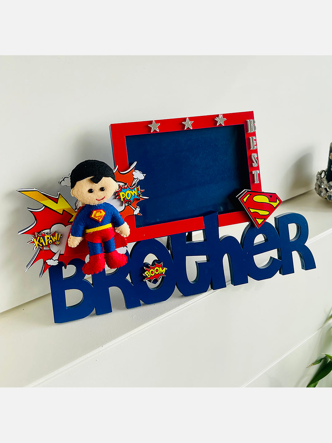 Little Surprise Box Best Brother Table Photo Frame, Gift for Brother