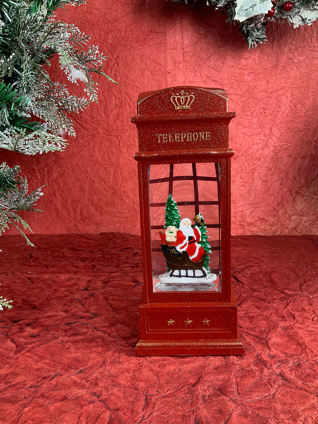 Little Surprise Box, London booth Musical Glitter Light Water Magical Christmas Snow Globe