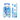 iLearnNGrow Luggage Packing Stationery Rakhi Combo Complete School Essentials Gift Set with Watch, Wallet & Rakhi- Blue