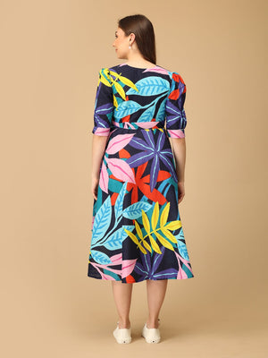 Lumea Maternity and Nursing Wrap Dress - DRS - SK - LUMEA - S