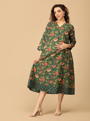 Lush Out Maternity and Nursing Dress - S Maternity Casual Dress