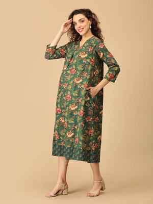 Lush Out Maternity and Nursing Dress - S Maternity Casual Dress