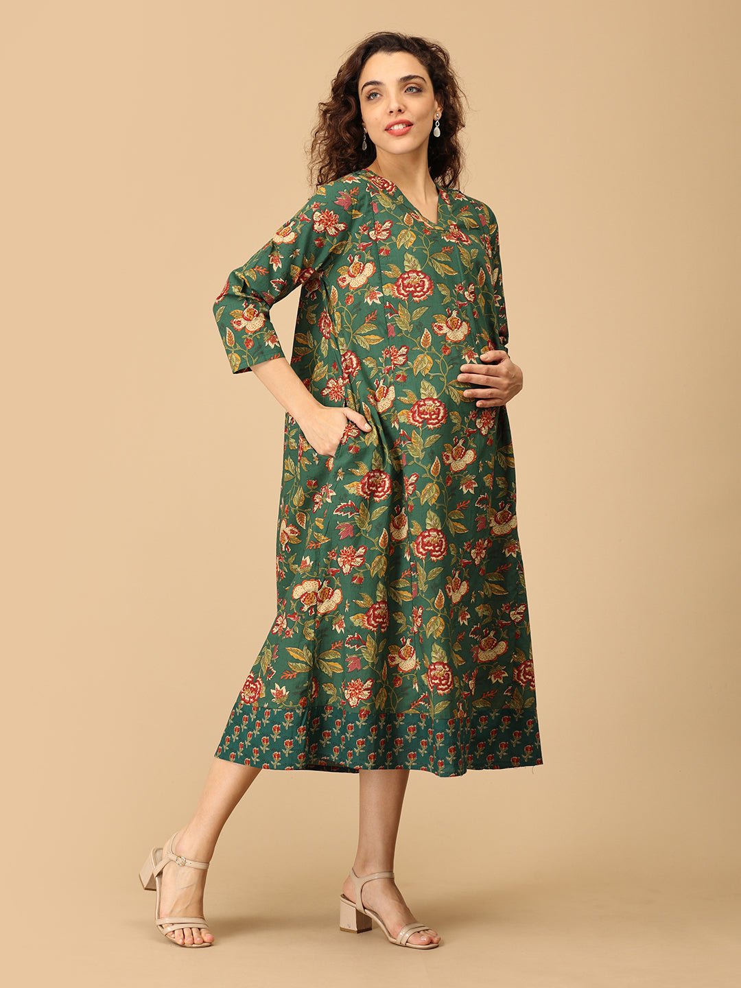 Lush Out Maternity and Nursing Dress - S Maternity Casual Dress