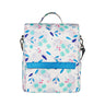 Luxe Fashion Backpack – White & Blue | Lightweight & Water - Resistant - MK11002280