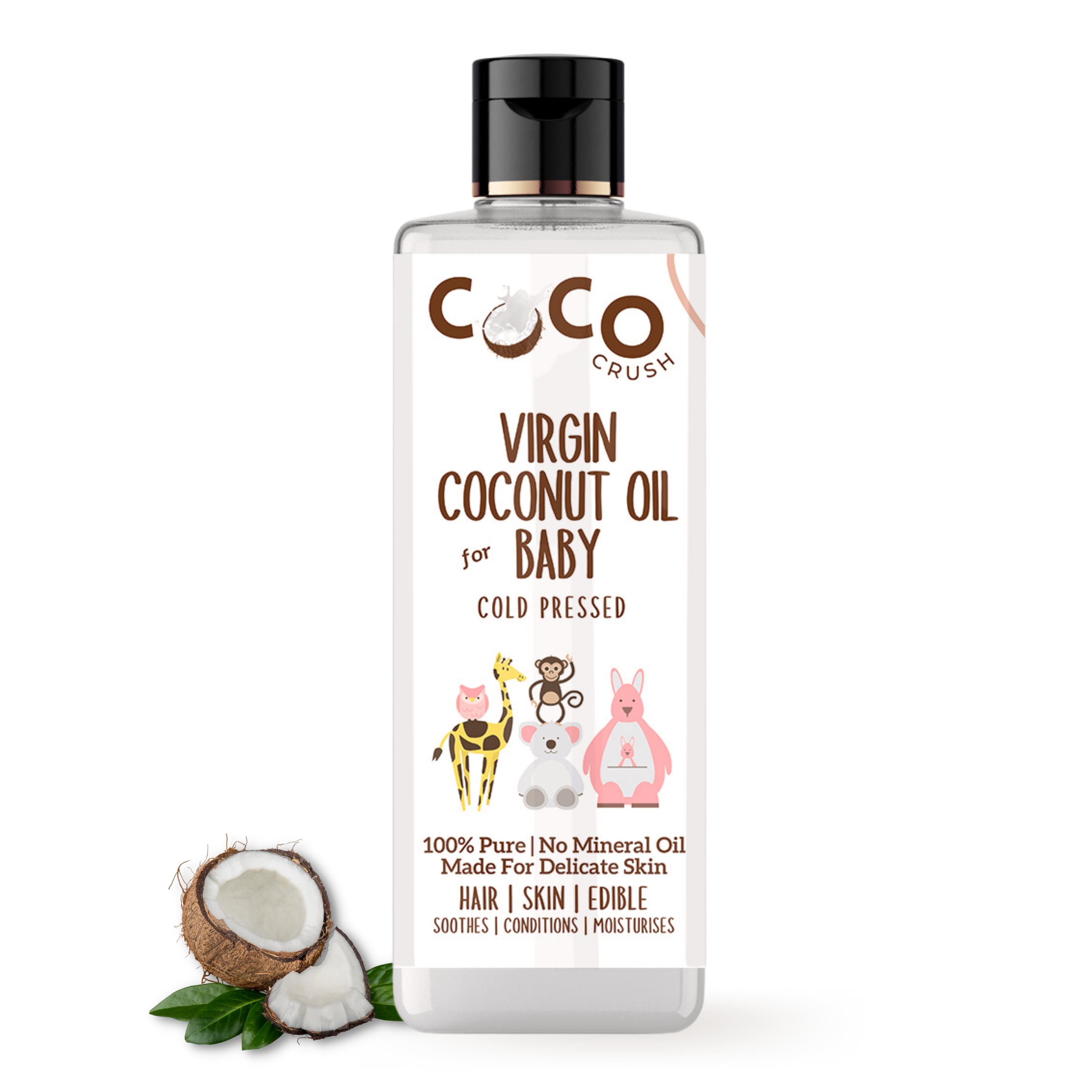 Coco Crush Virgin Coconut Oil for Baby Massage