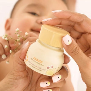 Maate Baby Face Butter 50 gm | Enriched with Shea Butter & Avocado | Soft, Nourished & Supple Facial Skin | Light & Quick Absorbing Lotion | Moisturizing Cream For Face | For Babies & Kids 0m+ - Baby Cream