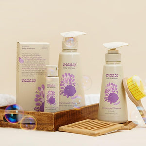 Maate Baby Gentle Wash Combo Pack for Kids | Baby Body Wash & Shampoo (400ml each) | Tear-free formula | Natural & Vegan | Paraben & Sulphate-Free Head to Toe Wash | Perfect for baby's sensitive skin - Baby Body Wash