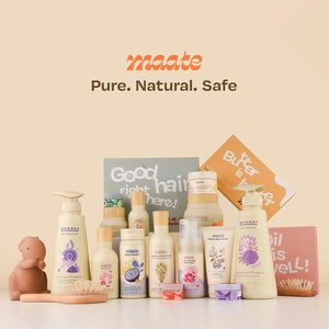 Maate Kids Foaming Face Wash (100 ml) | With Ayurvedic Herbs Holy Lotus & Mulberry | Cleanses & Purifies Facial Skin | Baby Face Wash 3-12 Years | Nourish All Skin Type, pH Balanced - Kids Face wash