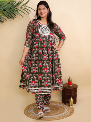 Madhu Mala Women's Ethnic Kurta Set - MEW - SC - MDMLA - S