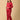 Side view of The Mom Store magenta maternity hoodie and pajama loungewear set for pregnant women.