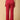 Back view of maternity pajama pants in magenta with adjustable waistband from The Mom Store.