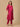 Magenta Haze Embroidered Maternity Silk Kurta Set with Nursing - MEW - MGNMS - S