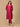 Magenta Haze Embroidered Maternity Silk Kurta Set with Nursing - MEW - MGNMS - S