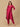 Magenta Haze Embroidered Maternity Silk Kurta Set with Nursing - MEW - MGNMS - S