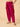 Magenta Silk Maternity Pants - Magenta Maternity Bottoms