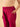 Magenta Silk Maternity Pants - Magenta Maternity Bottoms