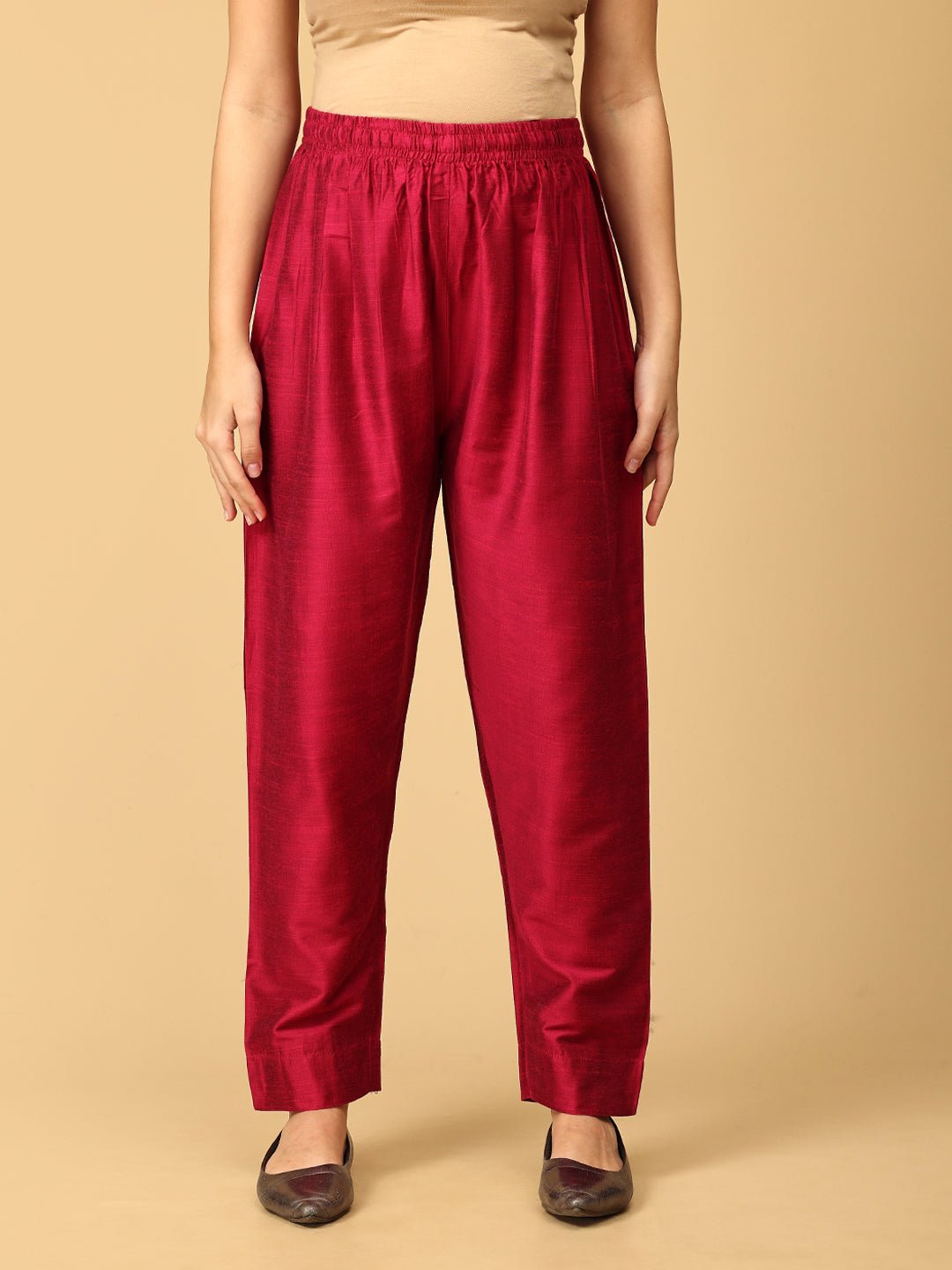 Magentastic Maternity And Nursing Silk Kurta Set With Dupatta - S Maternity Ethnic Set